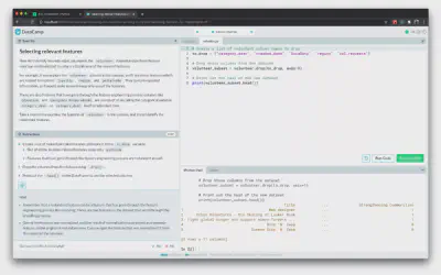 Legacy DataCamp Code Editor